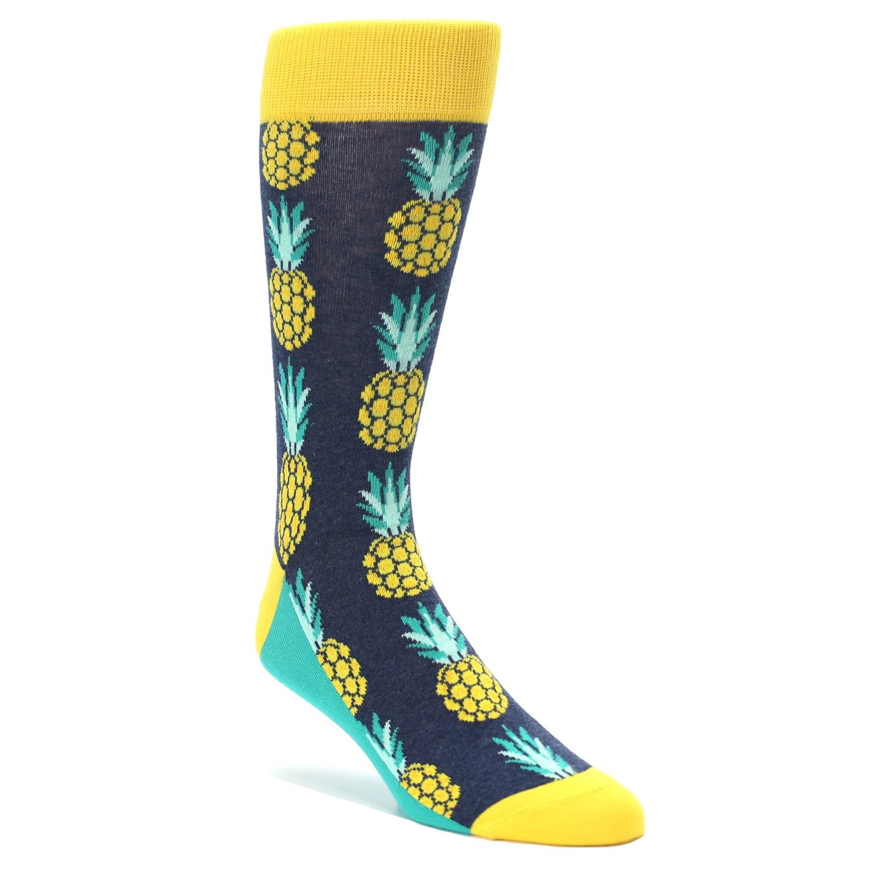 Statement SockwearPineapple Tropical Fruit Men's Dress Socks