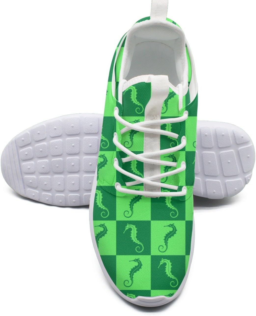 FUFGT Green Seahorse Case Women's New Fashion Running Shoes Novelty Comfortable