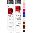Celeb Luxury Intense Color Depositing Colorwash Shampoo + BondFix Rebuilder, Vegan Hair Dye, Sustainably Sourced Plant Based, Semi Permanent Hair Color, Viral and Gem Lites Duos