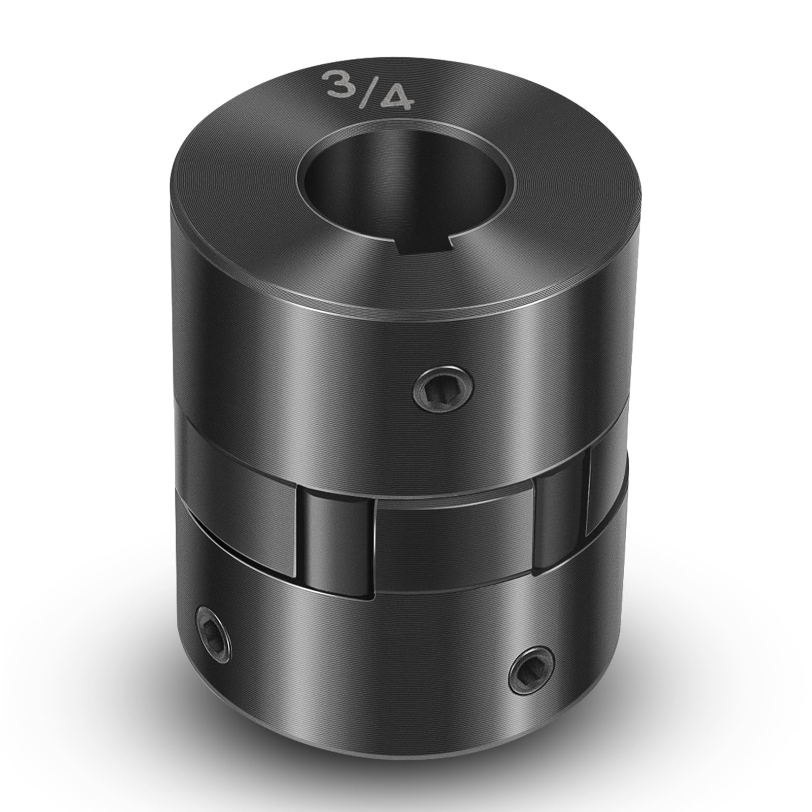 Lovejoy Coupling Lovejoy Coupler For Log Splitter L075 1/4 X 3/8 Flexible 3-PC L-Jaw Coupling Set With URETHANE Rubber Spiders Bulk - Foto 5