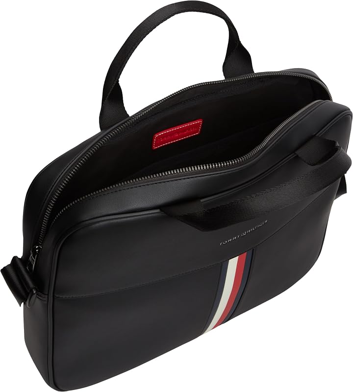 Maletín para portátil Hombre Metro con correa crossbody, Negro (Black), Talla Única