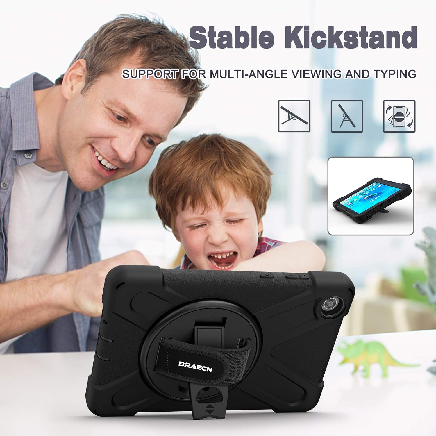 BRAECN Case for Lenovo Tab M8 HD 3rd Gen/2nd Gen 8 Inch 2022/2019 - Image 4