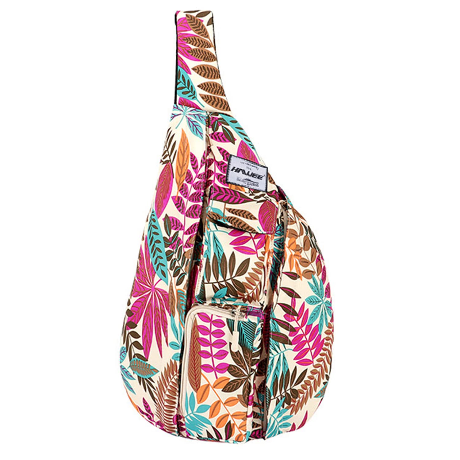 HAWEE Sport Sling Backpack Travel Chest Shoulder Bag Crossbody Daypack Casual for Men Women Teens Work Travel Study Outdoor Climbing Hiking Running