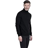Cashmeren Men's Basic Turtleneck Sweater 100% Pure Cashmere Long Sleeve Roll Neck Pullover