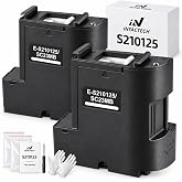 IN INTACTECH S210125 C13S210125 Maintenance Box Replacement 2 Pack | Compatible with SureColor SC-F170 SC-F100 SC-F130 SC-F160 Printer Waste Ink Tank