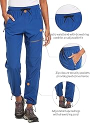 baleaf Travel Pants Women Hiking Long Tall