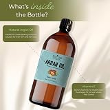 Essican Purelife 1000ml Pure Argan Oil Cold Pressed Hair Skin Face Body Natural view 5