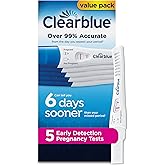 Clearblue Early Detection Pregnancy Test, 5 Ct