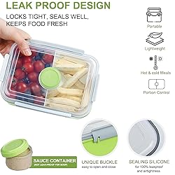 3 Pack Salad Lunch Box Food Storage