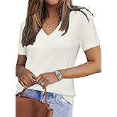 Arach&Cloz Women's Wool Blend Spring Summer Lightweight Business Casual Sweater Tops 2026