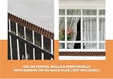 EarlyGrow Fence Wall Spikes 30-Pack Brown Made in UK Anti-Climb Deterrent view 5