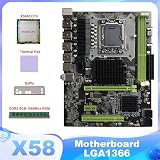 Lodokdre X58 Motherboard LGA1366 w/ X5680 CPU DDR3 4GB 1066MHz RAM Thermal Pad view 6