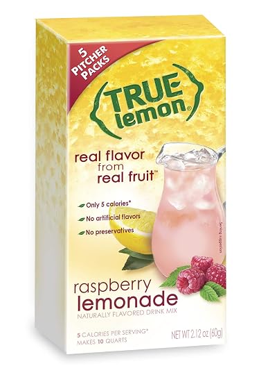 True Lemon drink Mix, Raspberry, lemonade (810979003137)