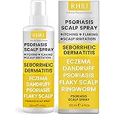 Psoriasis Scalp Spray | Psoriasis and Dandruff Treatment for Scalp Yeast Infections, Psoriasis Flare-Ups & Folliculitis | Antifungal Ringworm Itchy Scalp Spray for Psoriasis, Dryness