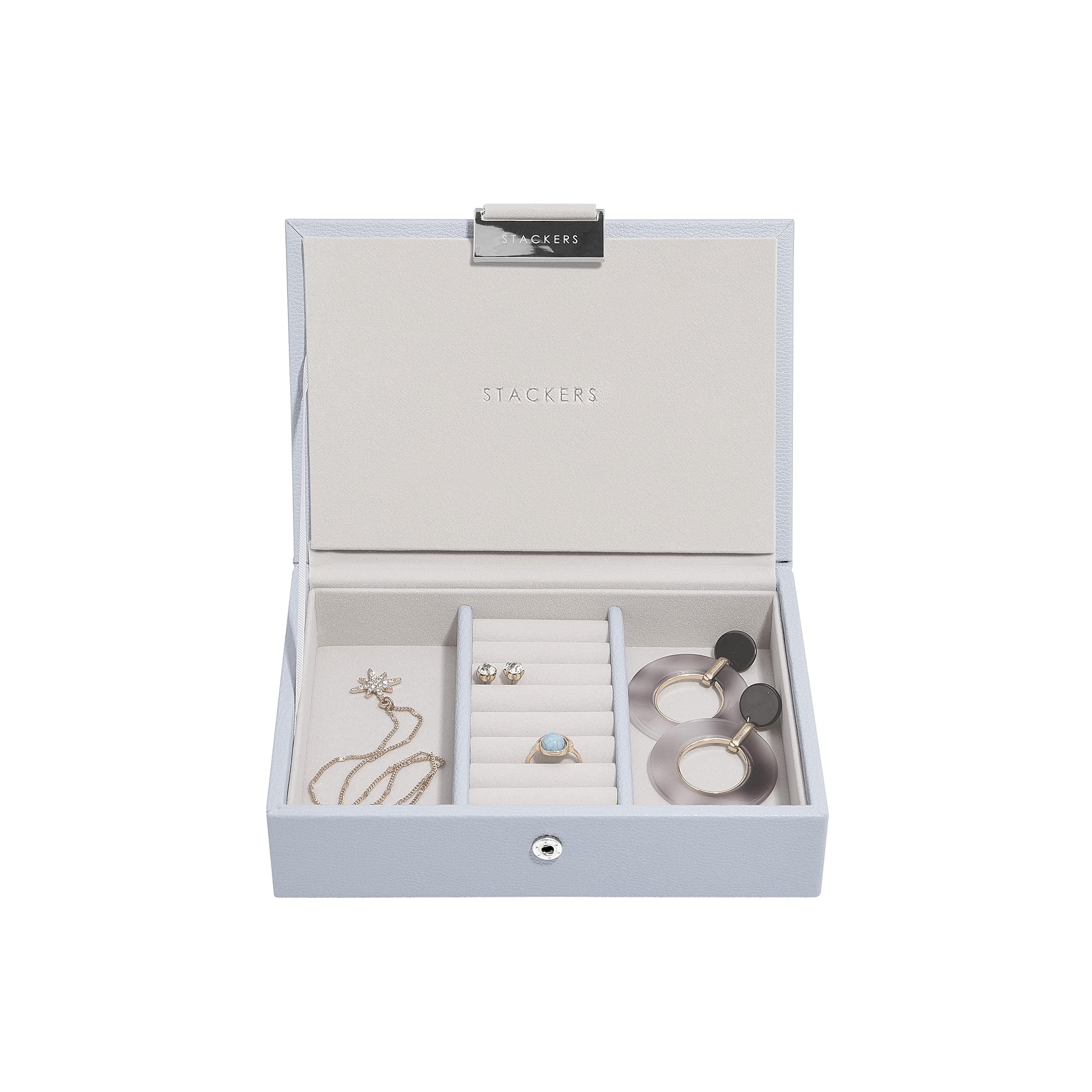 Stackers Lavender mini Jewellery Box Lid