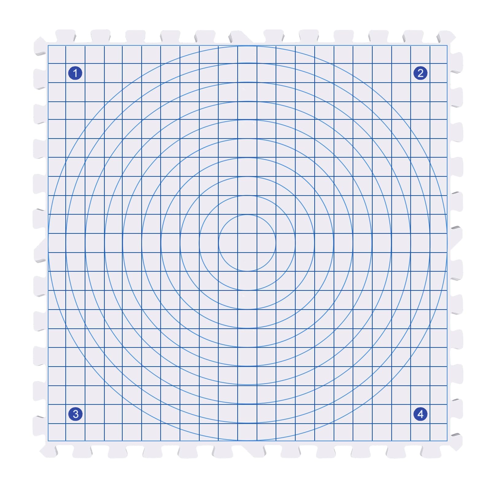 Coopay Blocking Mats for Knitting, Extra Thick Blocking Mats 4 Pack and 100 Pcs T Pins, Foam Blocking Mats Knitting, Crochet Blocking Board and Pins, Knitting Blocking Mats, Crochet Blocking Mats