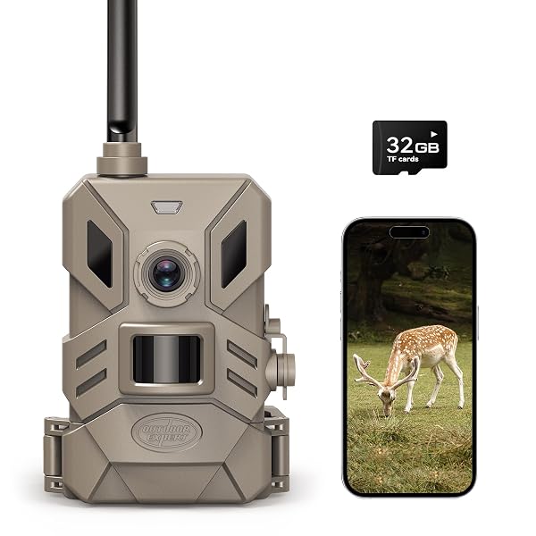 OUTDOOR EXPERT 4G CELLULAR TRAIL CAMERA WITH NO...