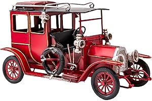 Berfutall-Vintage-Inspired Iron Classic Car Model - Collectible Decoration with Rustic Charm (C)