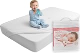 Vesta Baby Premium Mattress Protector Cot 60 x 120 cm Waterproof Fitted Sheet