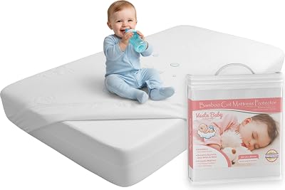Vesta Baby Premium Mattress Protector Cot 60 x 120 cm Waterproof Fitted Sheet