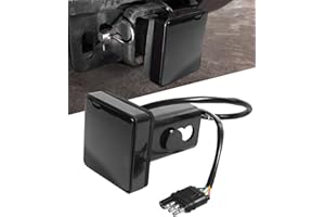 iolory Trailer Hitch Light,15 LED Trailer Hitch Brake Light with 2" Receiver and 4 Pin Adapter,Car Accessories,12V Red Lights