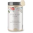Country Chic All-in-One Chalk Paint for Furniture, Cabinets, Home Decor, Eco-Friendly, Matte Finish, Built-In Primer & Top Coat for Wood, Metal - Cheesecake (Off White) - Quart 32 oz (950 ml)