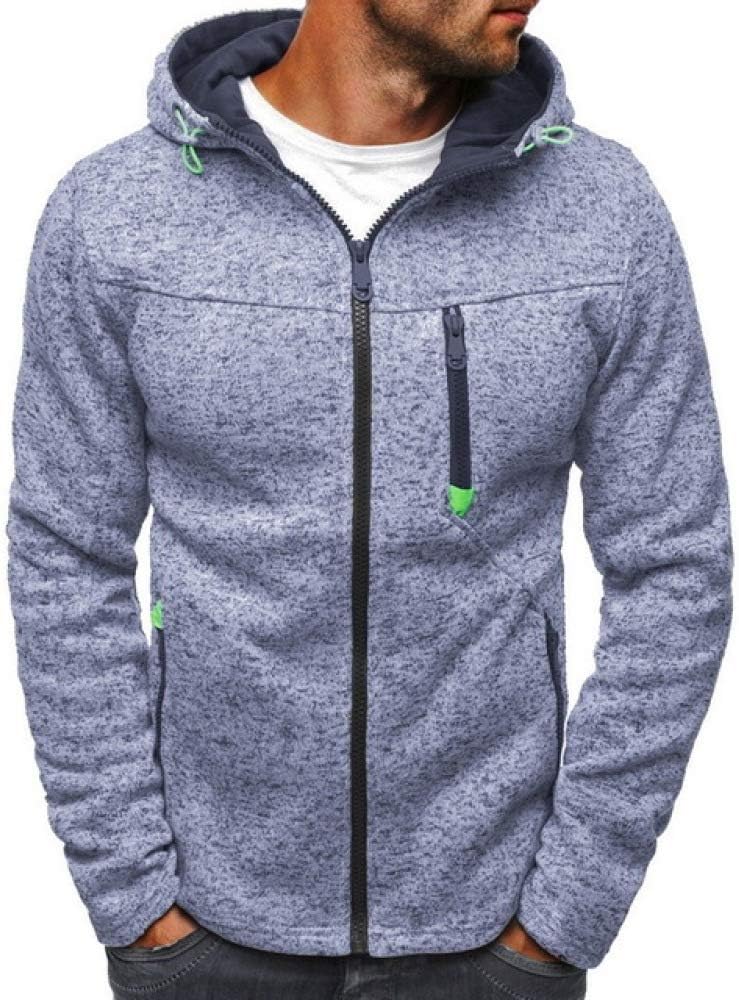 Men's Cardigan Hoodies Jacket 2019 Male Zipper Jogging Workout Slim Fitness Coats Top