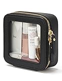 Mini Clear Black Makeup Bag - Cute Square Cosmetic