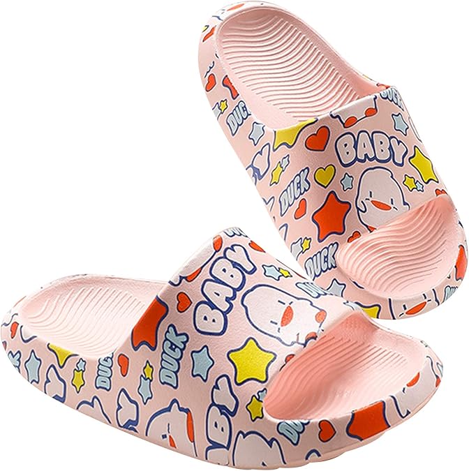 Sliders Girls Breathable Bath Slippers Kids Pool Shoes Slip on Aqua