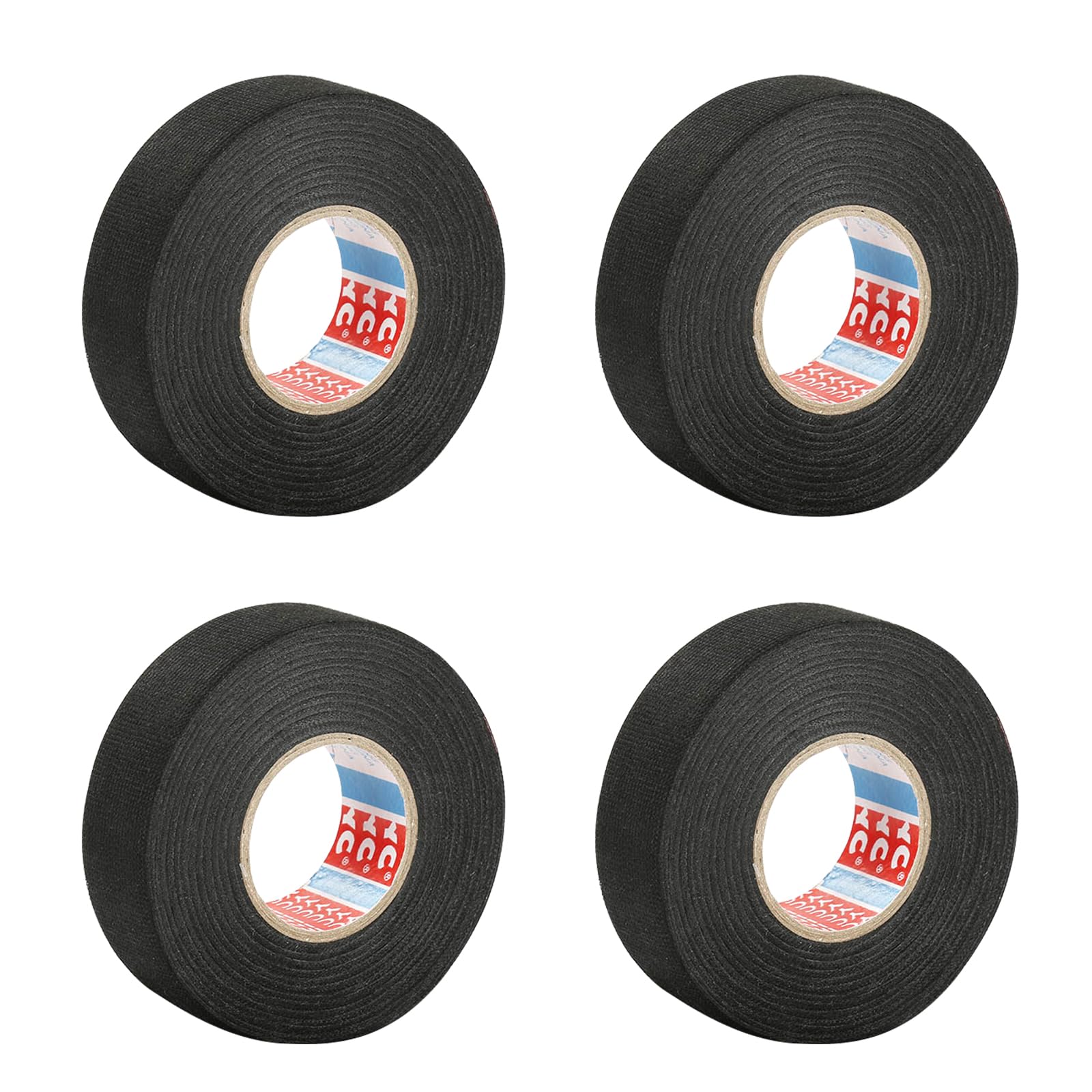 UPKOCH 4 Pcs Wire Loom Harness Adhesive Cloth Fabric Tape for Automobile Electrical Wire Harnessing Noise Damping Heat Proof