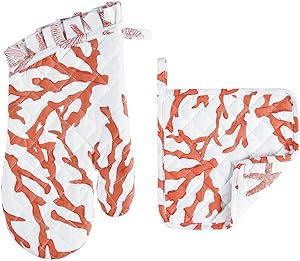 POT HOLDER & MITT SET, CORA