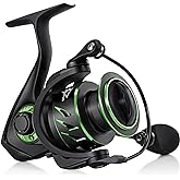 Piscifun Viper X Spinning Reel, 33lb Max Drag, 10+1 Shielded BB | Carbon fiber drag, 5.2:1/6.2:1 gear ratio, 500-5000 sizes for freshwater fishing