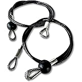 TreadLife Fitness LAT Attachment 41” Cables (Pair) - Heavy-Duty Replacement for Bowflex Xtreme & Xceed Machines - Durable LAT Pulldown Cables for Strength Training