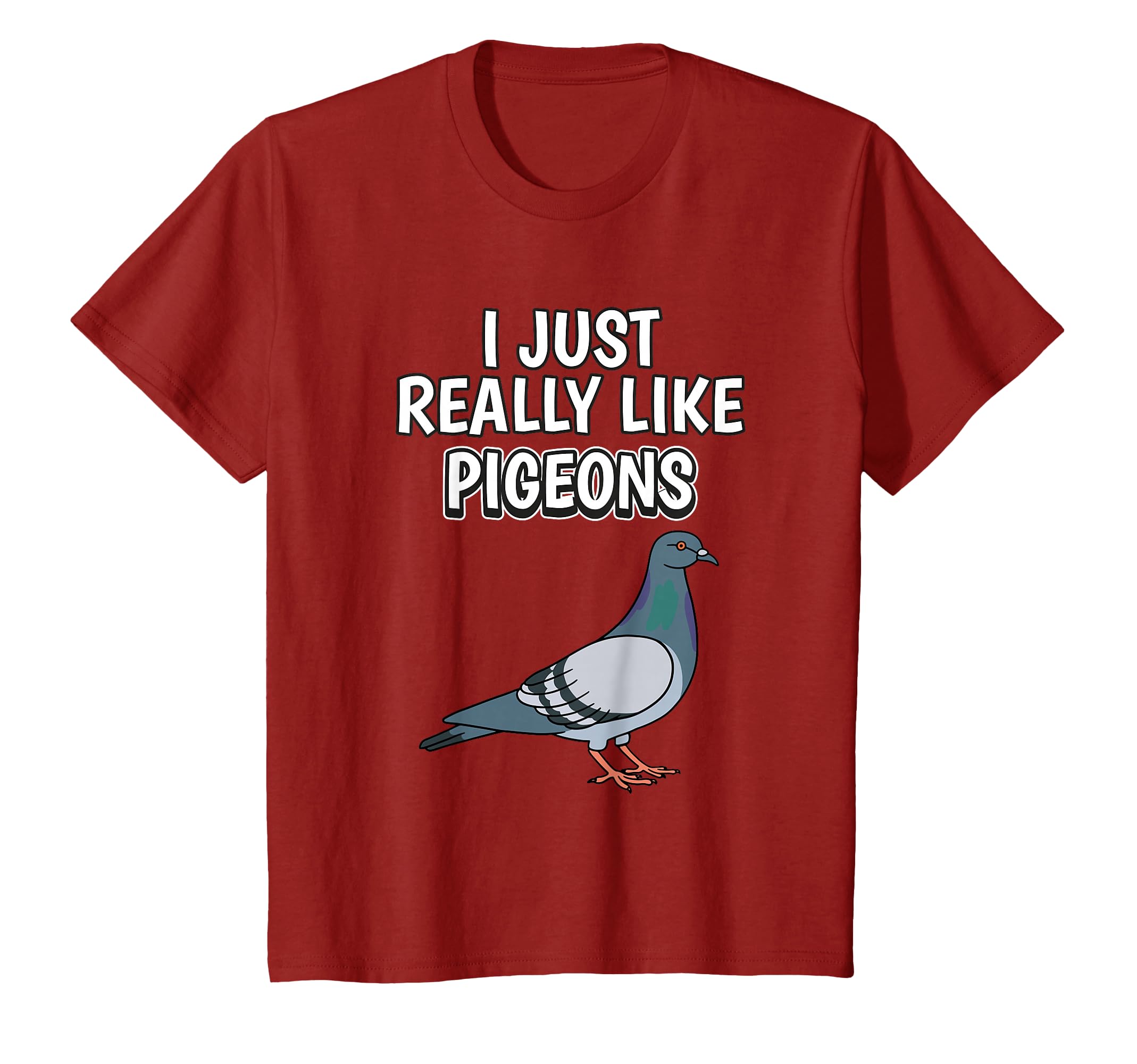 Bird Quote I Just Really Like Pigeons Clothes Pigeon T-Shirt