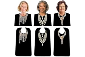 EpoBob Adult Bibs with Crumb Catcher, Washable and Adjustable Adult Bibs for Women Men Elderly Seniors