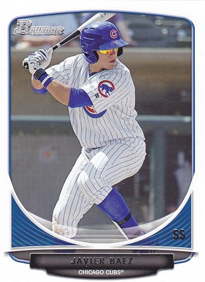 2013 BOWMAN JAVIER BAEZ ROOKIE CARD 27 CHICAGO CUBS At Amazon s Sports 