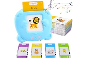 Nestling Talking Flash Cards for Toddlers 2-6 Years, Speech Therapy Toys, Montessori Toys, Autism Sensory Toys, Speech Audible Toddler Toys, Educational Learning Interactive Toys with 224 Sight Words