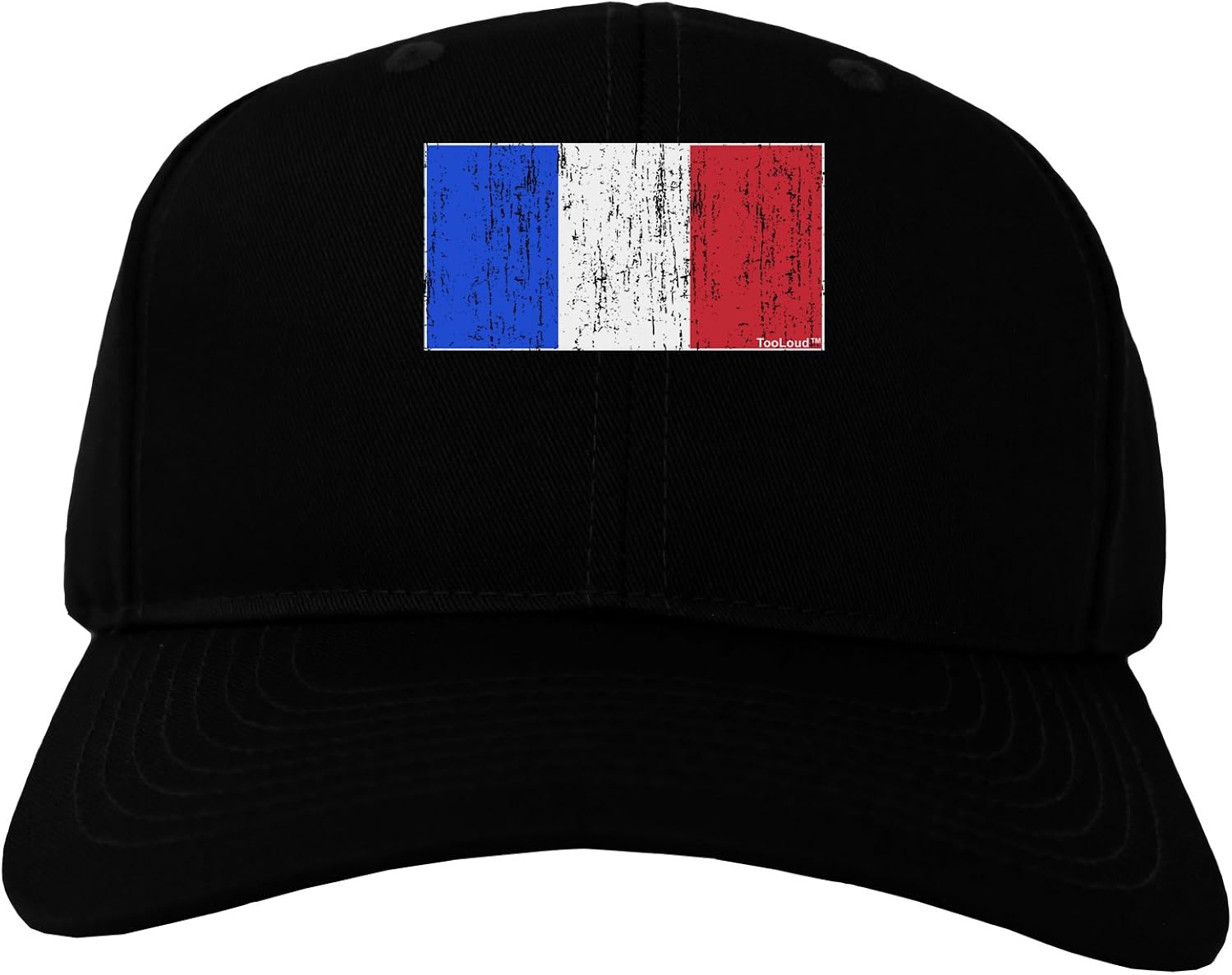 TOOLOUD French Flag France Distressed Adult Dark Baseball