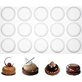 15 Cavities Curved Round Stone Silicone Mold Tray | 1.8x1.8x0.7in per Cavity