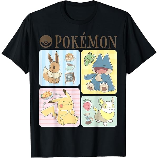 Amazon.com: Pokémon - Pikachu Eevee Munchlax Yamper Cafe Group