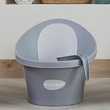 Shnuggle Bath Rinse Cup Grey - Baby Bath Hair Wash Jug No Tears Rim view 9