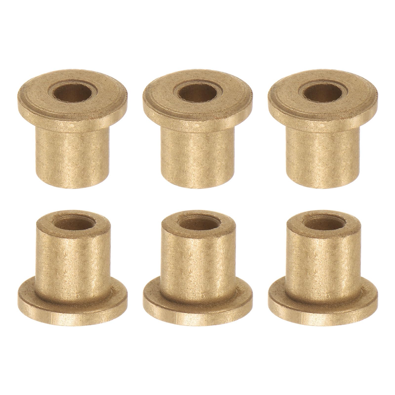 HARFINGTON 6pcs Flange Bearing Sleeve 4mm Bore 8mm