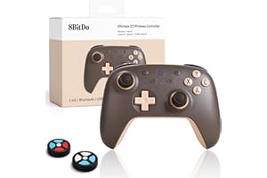 8Bitdo Ultimate 2C Wireless Controller for Windows PC and Android, with 1000 Hz Polling Rate, Hall Effect Joysticks and Trigg