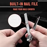 BEZOX Nail Clipper Set 2 Pcs Wide Jaw Premium Stainless Steel view 4