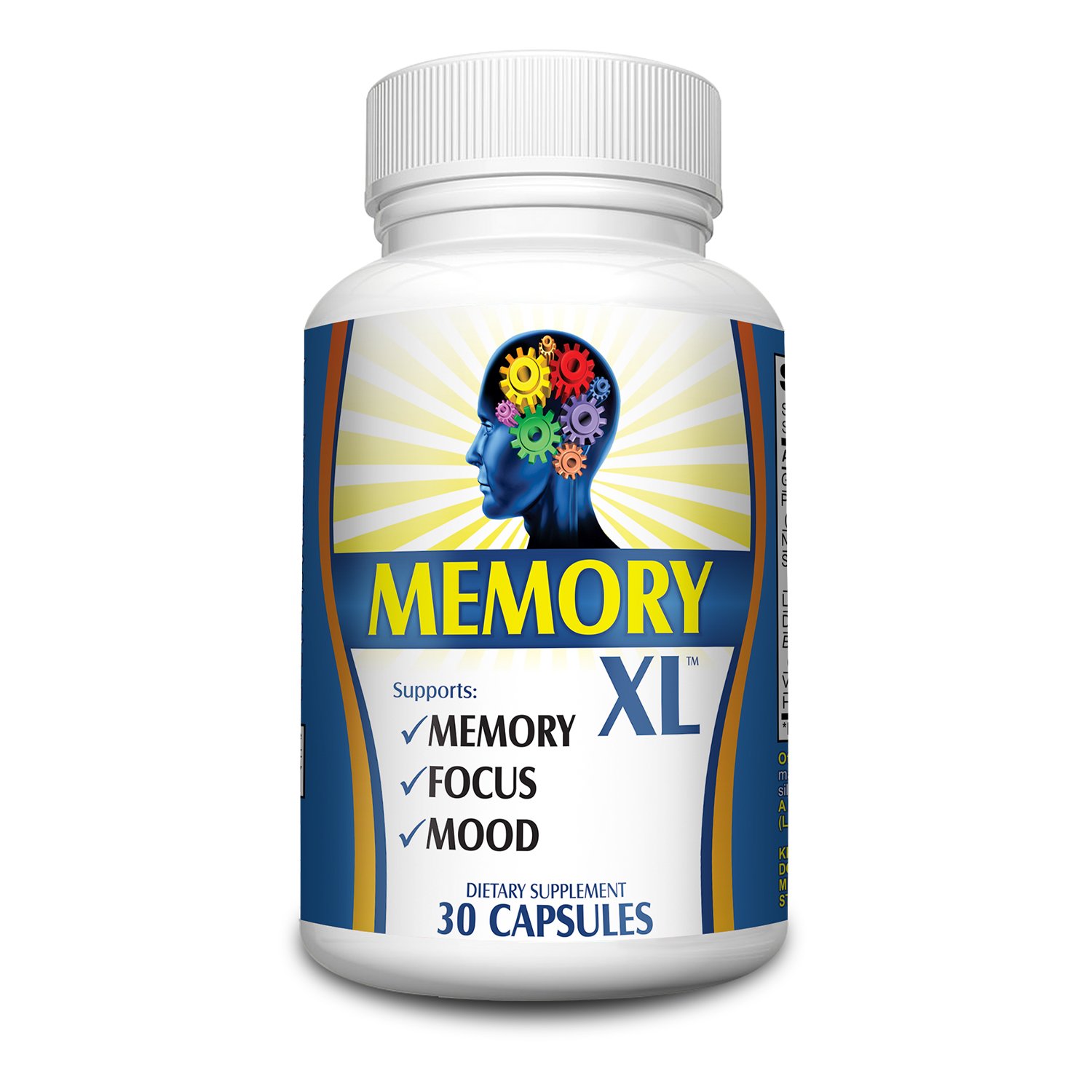 MemoryXL Brain/Memory Support Supplement Pills Vitamins Complex
