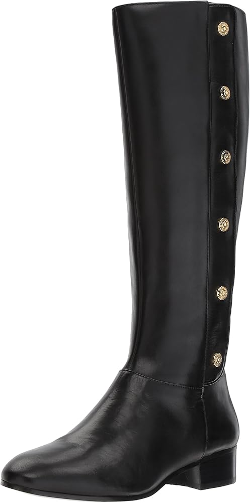 nine west black knee high boots