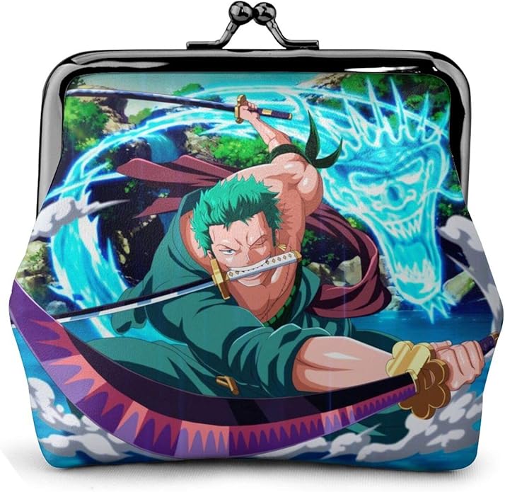 Amazon.com: One Piece Roronoa Zoro Coin Purse Buckle Coin ...