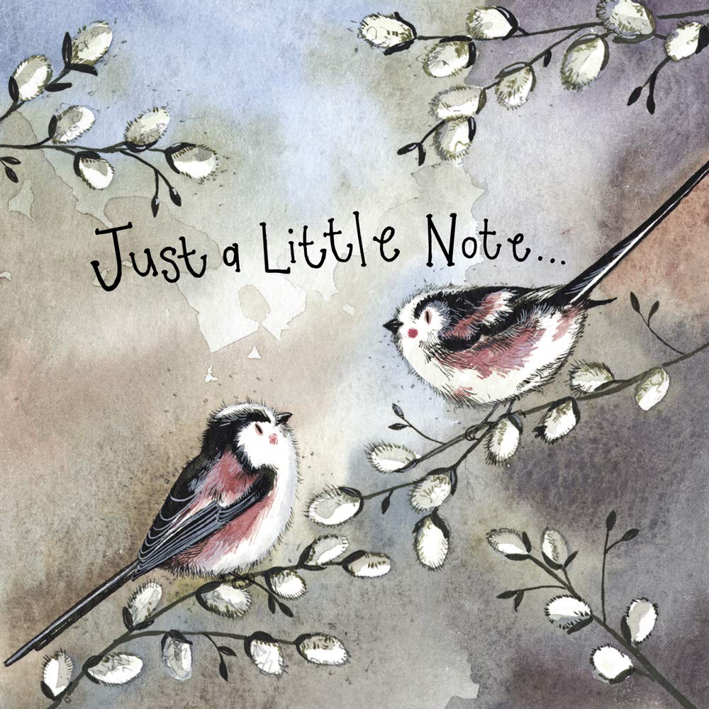 ALEX CLARK Just a Little Note Long-Tailed Tit Bird Card