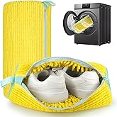 FANCYFEB Shoe Washing Machine Bag: 2 Pack Reusable Shoes Cleaning Bags, Heavy Duty Shoe Laundry Bag for Washer & Dryer, 360° Deep Clean for Sneakers Tennis Shoes