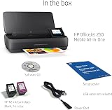 HP OfficeJet 250 Mobile Printer Black and White - 10-Page ADF Build-in Battery view 8